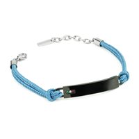 Bracelet Boccadamo Man Man in Steel ABR775B